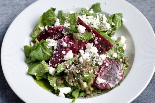 Baby Kale and Beet Salad